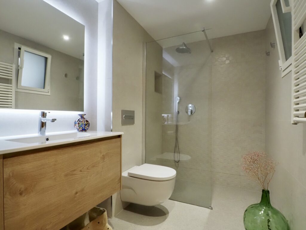 Reforma baño en Mallorca, después